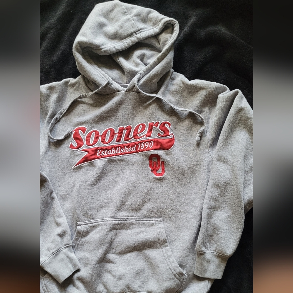 Sooners Gray Hoodie